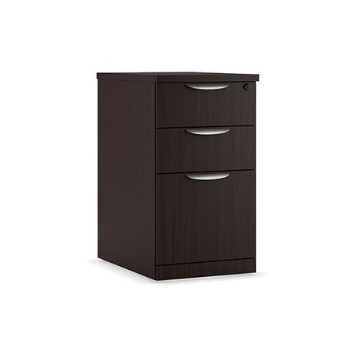 three drawer file cabinet dark brown